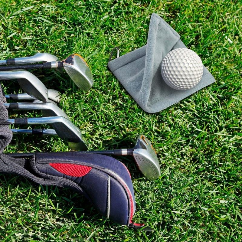 Golf Towel with Carabiner Hook for Golf Bag Golf Course Exercise Yoga Camping
