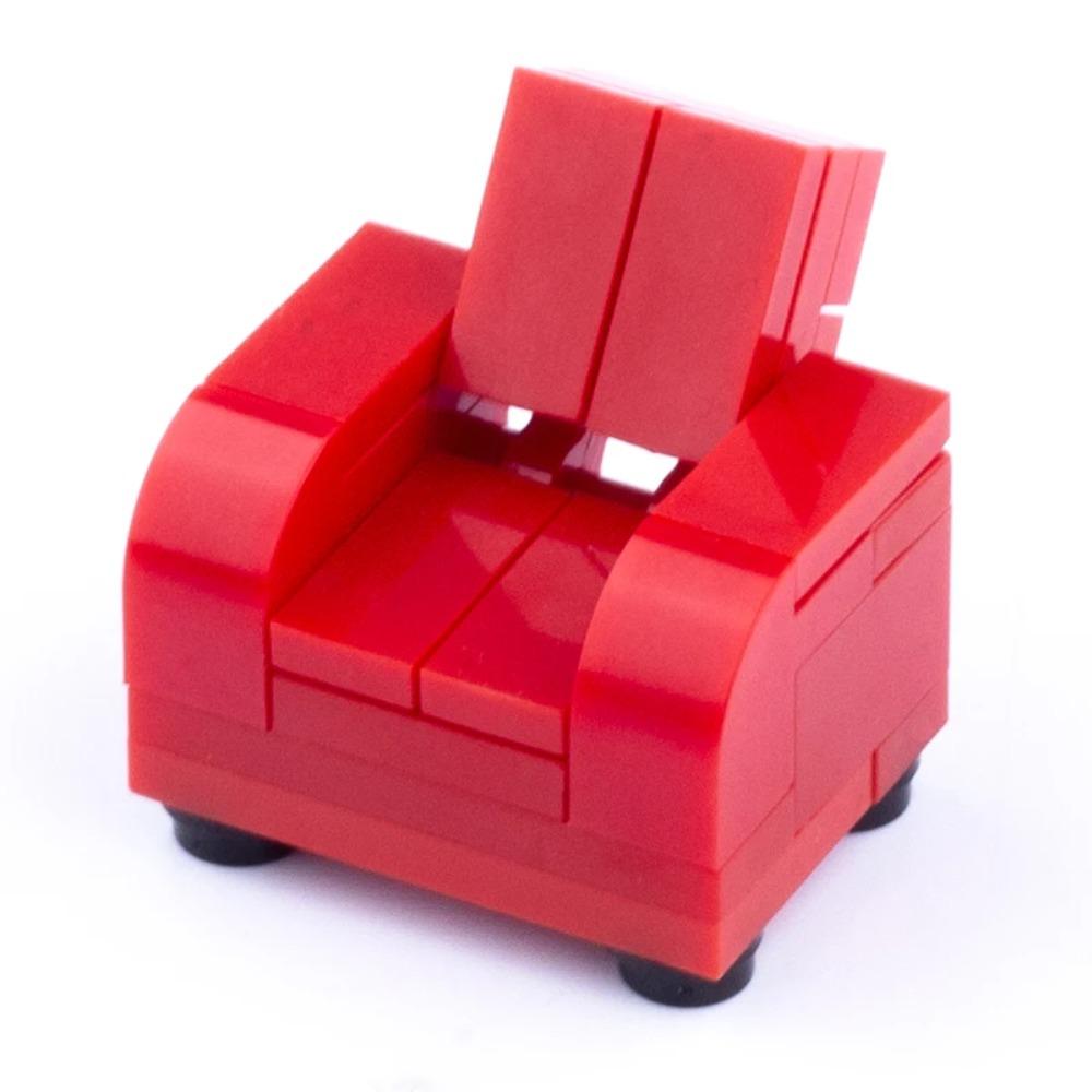 MOC Město Dům Stavebnice Kuchyně Kancelář Ložnice Piano Postel Pohovka Lednice Lampa Knihovna Akvárium Sada Kostek Hračky