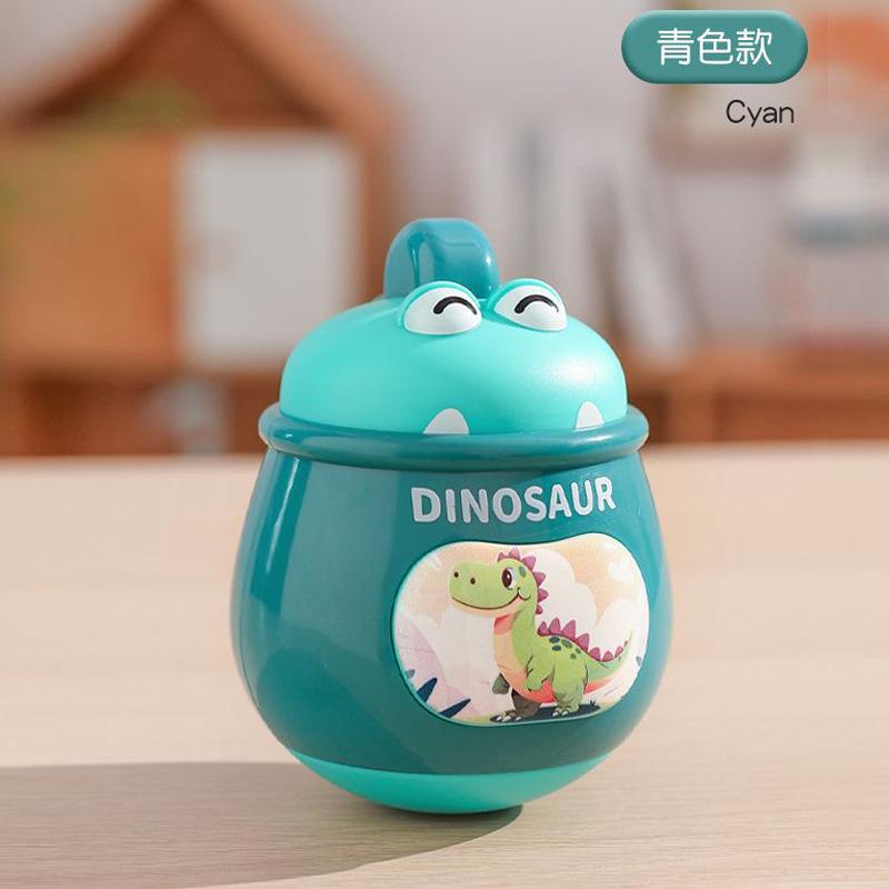 

Динозавр неваляшка детская развивающая игрушка для детей раннего возраста 0-1 год погремушка неваляшка детская игрушка зелёный