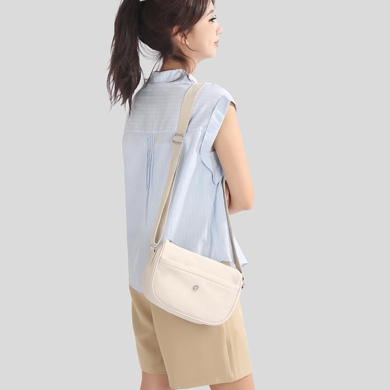 Lichtgewicht effen kleur nylon crossbody tas damestas schoudertas voor moeder