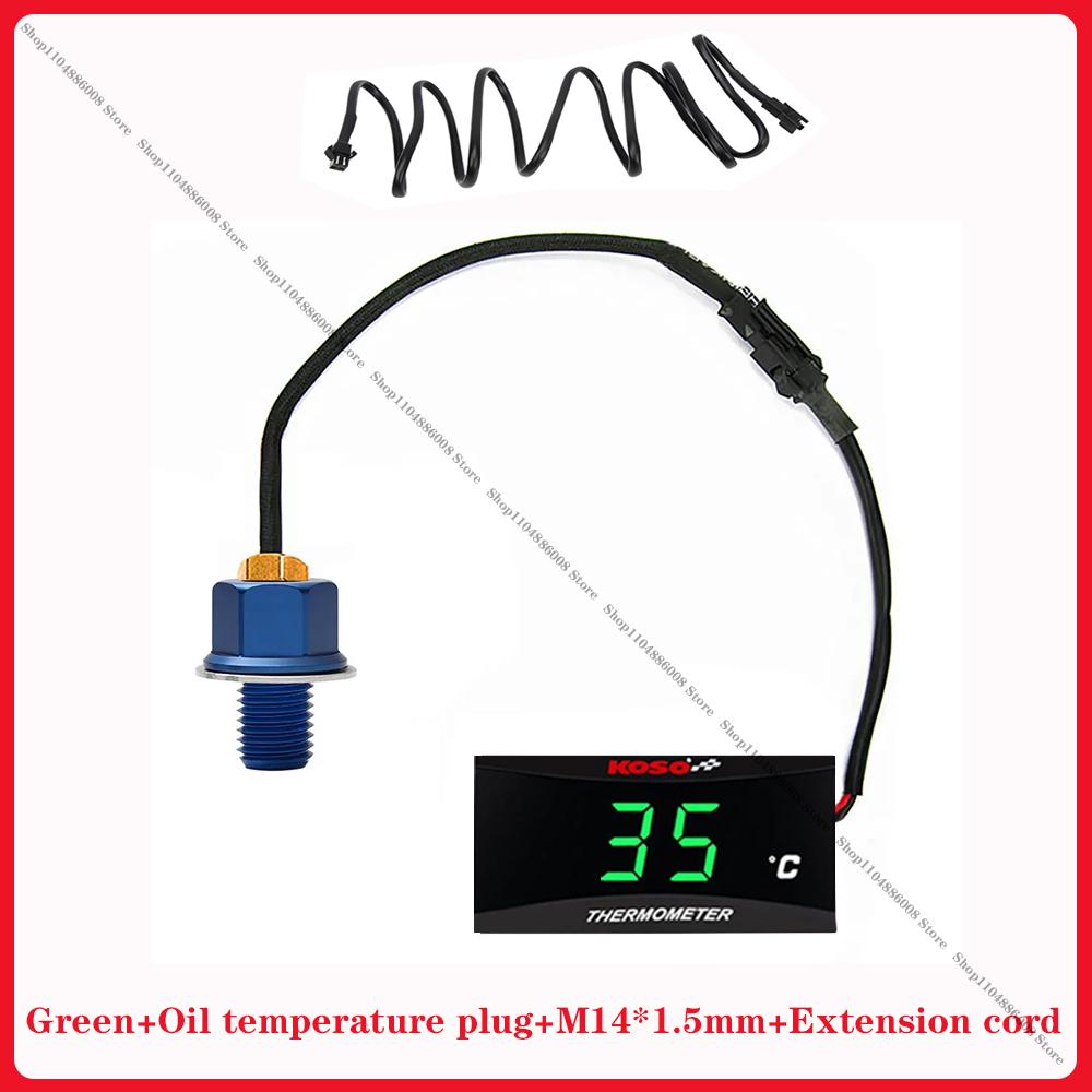 Motorcycle Temperature Measuring Instrument Koso Cylinder Head Temperature Sensor Water Temperature Gauge Oil Tempera Instrument