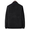Men's Chenier Stand-up Collar Middle-aged Jacket Spring and Autumn New Men's Clothing Dad Business and Leisure Outside