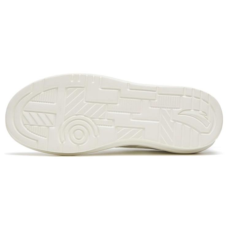 Anta Non-Slip Durable Lightweight Low-Top Skate Shoes Women Sneakers White Gray Blue 922328060-1