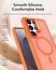 For Magsafe Magnetic Metal Lens Protection Stand Case For Samsung Galaxy A56 A17 A07 A36 A26 A16 A06 A55 A35 A25 A15 A05S Cover