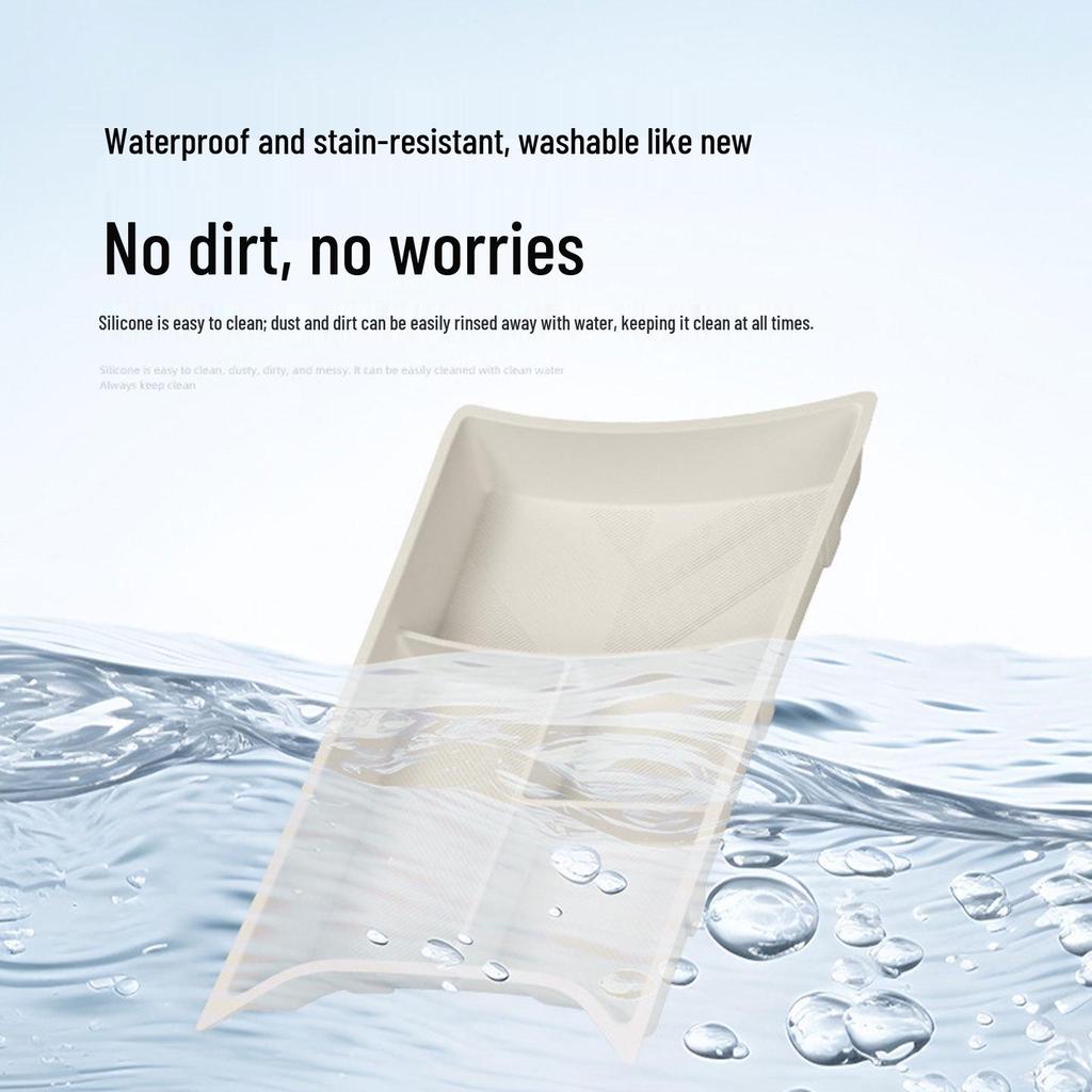 Silicone Pad for Li Auto I6 Center Console Box: Adds Lower Compartments for Storage & Interior Decor.