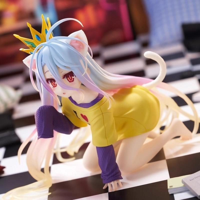 Anime  No Game No Life White " 10CM Shiro PVC Model Action Figures Model Collection Ornament Toy Holiday Gif In Stock