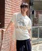 TRAVEL Pony Pigment Short Sleeve T-Shirt Cream