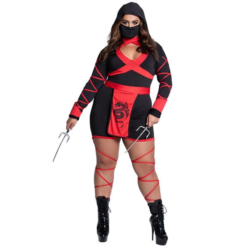 S-XXL Ninja costumes plus size Halloween costume, Naruto, cosplay samurai