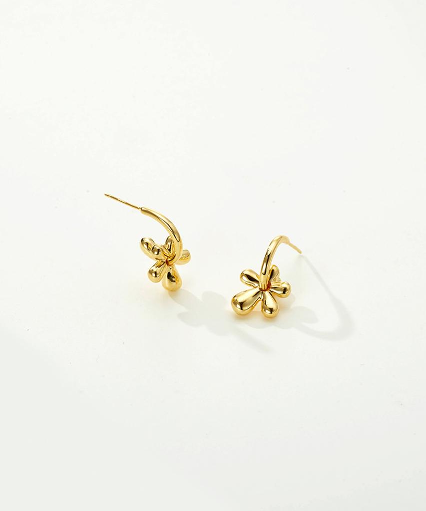 Findelise 925 Signature Daisy Hook Earrings