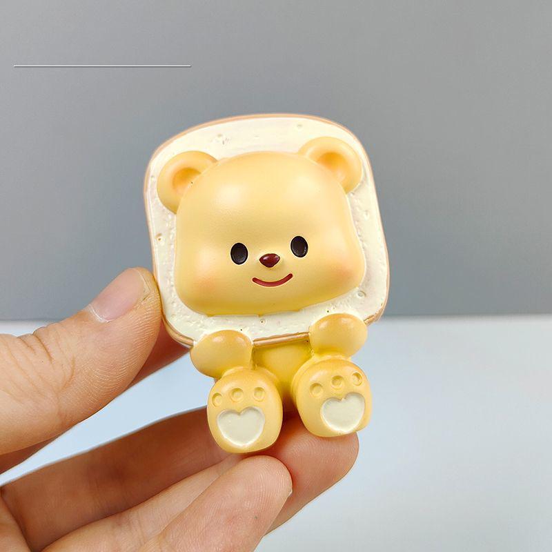 Butter Bear Blind Box Figure: Internet Celebrity Milky Little Bear Doll for Desktop or Car Decoration and Birthday Gift.