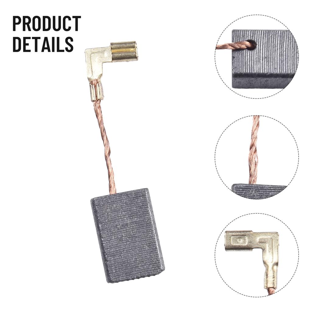 6pcs 16 X 11 X 5mm CB-325 Carbon Brushes For Angle Grinder 9553-9554NB 9557NB 9558PB HR2810 Power Tool Accessory