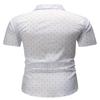 Summer Unique 3D Digital Printed Pattern Breathable Polyester Fiber Men's Casual Short Sleeved Shirt