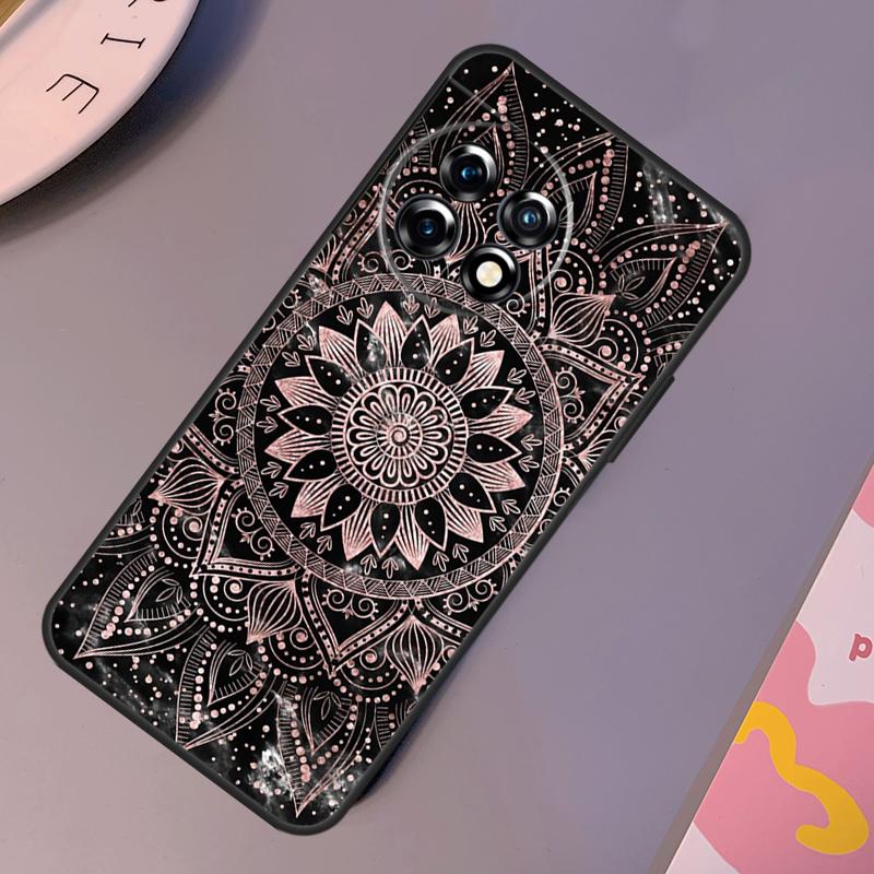 Indian Pattern Mandala Case For OnePlus 12 11 9 10 Pro 9RT 10T 10R 12R OnePlus Nord CE 2 3 Lite 2T N10 N20 Cover