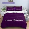 Premier League Pattern Bedding Quilt Set  Home Decoration  Gift (1 * Duvet Cover + 2 * Pillowcase  Without Core)