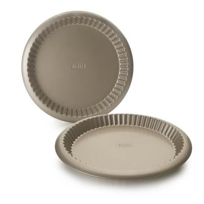 Tart Pan - IBILI - Golden Class - Grey Aluminium - 28 X 28 X 3 Cm - PFOA-Free Non-stick