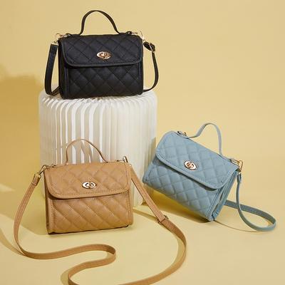 Small Square Bag Womn G Bag Women's Mobile Phone Bag Rhombus Embroidery Bag