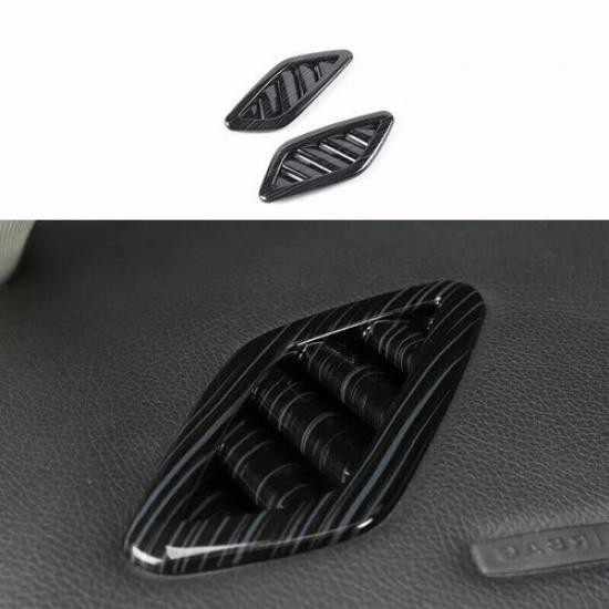 Bright Black For Benz GLA CLA Cover Trim Car Dashboard Side Outlet Vent 13-