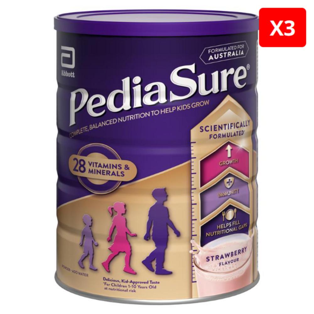 PediaSure Strawberry Children's Growth Nutrition 850g x 3 pcs
