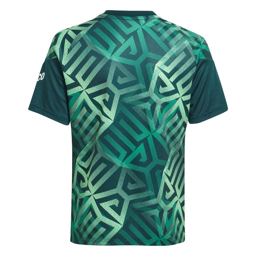 adidas Childrens/Kids 2026 Pre Match Mexico Climacool Football Jersey