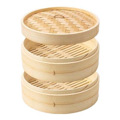 Xiyi Bambus-Dämpfkorb-Set