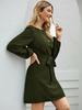 New Style Long Sleeve Slim Fit Bodycon Dress for Women Bodycon Dress,long Sleeve Dress,high Waist