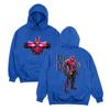 Bluzy z kapturem Duelist Daredevil Marvelrivals Daredevil Nadruk Anime Bluza Męska Damska Luźna z Długim Rękawem Streetwear Jesień Casualowa Bluza z Kapturem