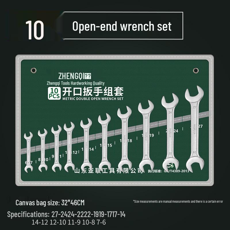 Multifunktionales 24-teiliges Doppelmaulschlüssel-Set für schnelle Autoreparaturen – Universelles mattes Doppelmaulschlüssel-Werkzeugset