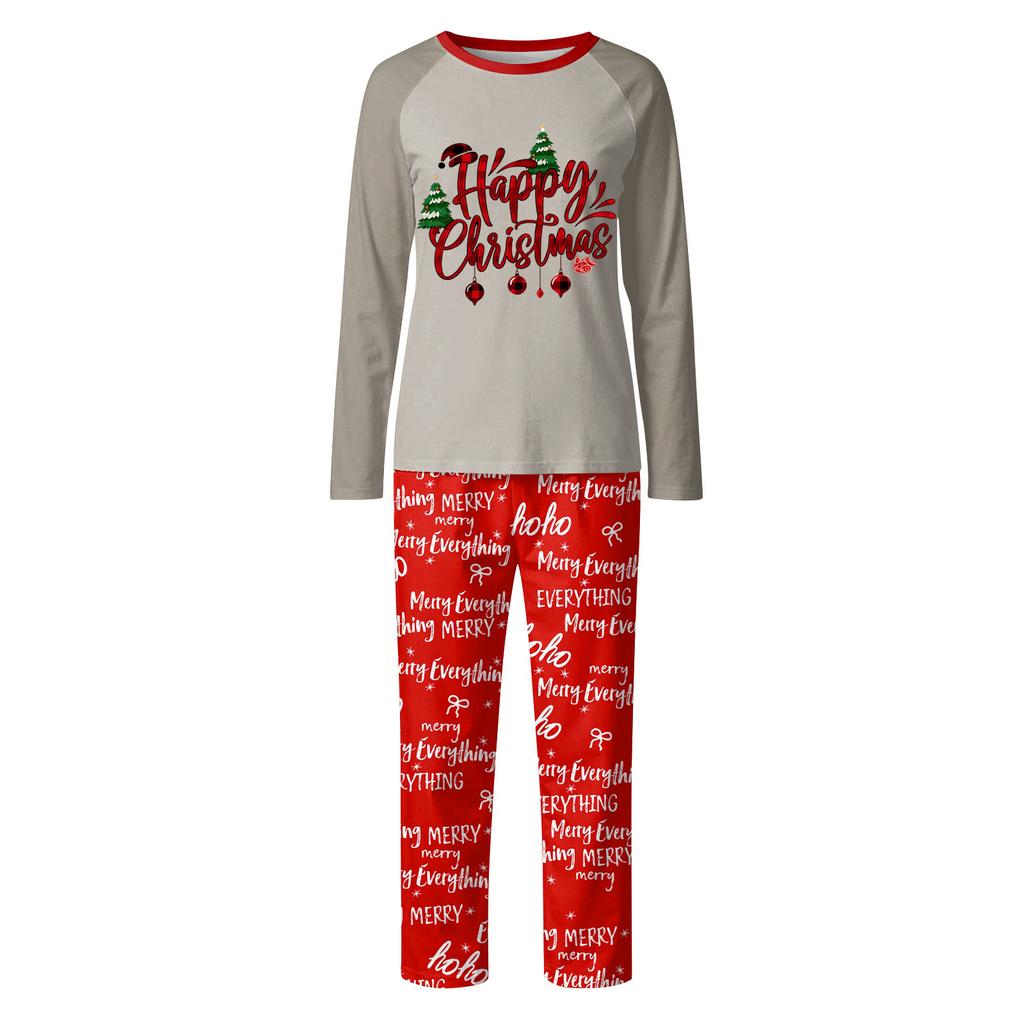 Family Matching Sets Pajamas, Loungewear Outfits,Family Matching Long Sleeve Tops+Pants Set