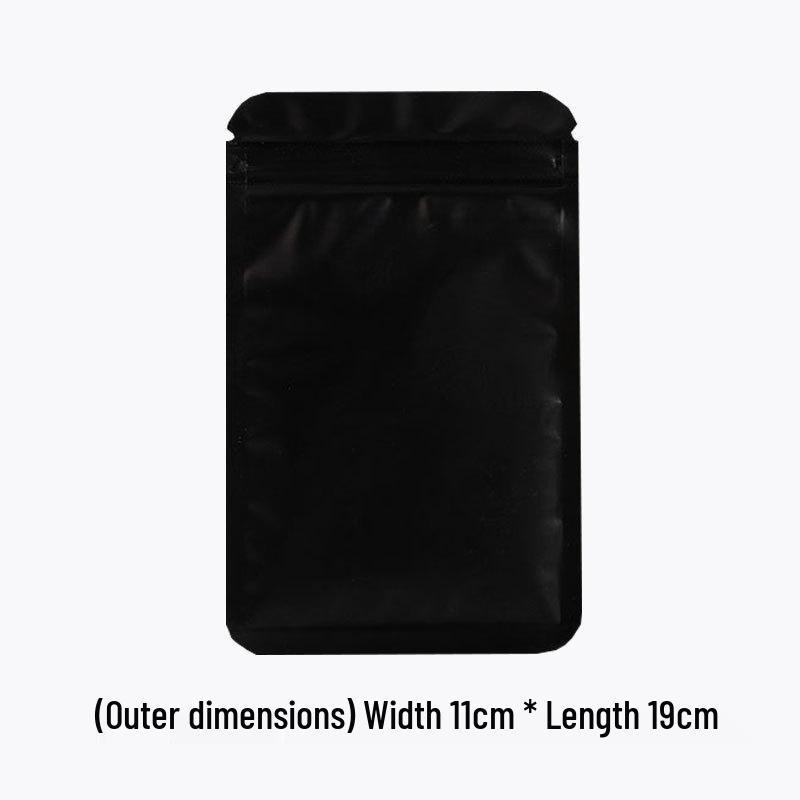 Double-Sided Frosted Aluminum Foil Self-Sealing Opaque Packaging Bag for Colored Ornaments