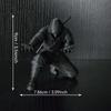 1Pcs Desk Accessories Armored Retro Soldier Pen Holder Warrior Pencil Stand Knight Desk Small Statue Ornaments