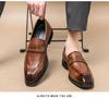 Men's British Formal Leather Loafers - Casual Slip-on Shoes
