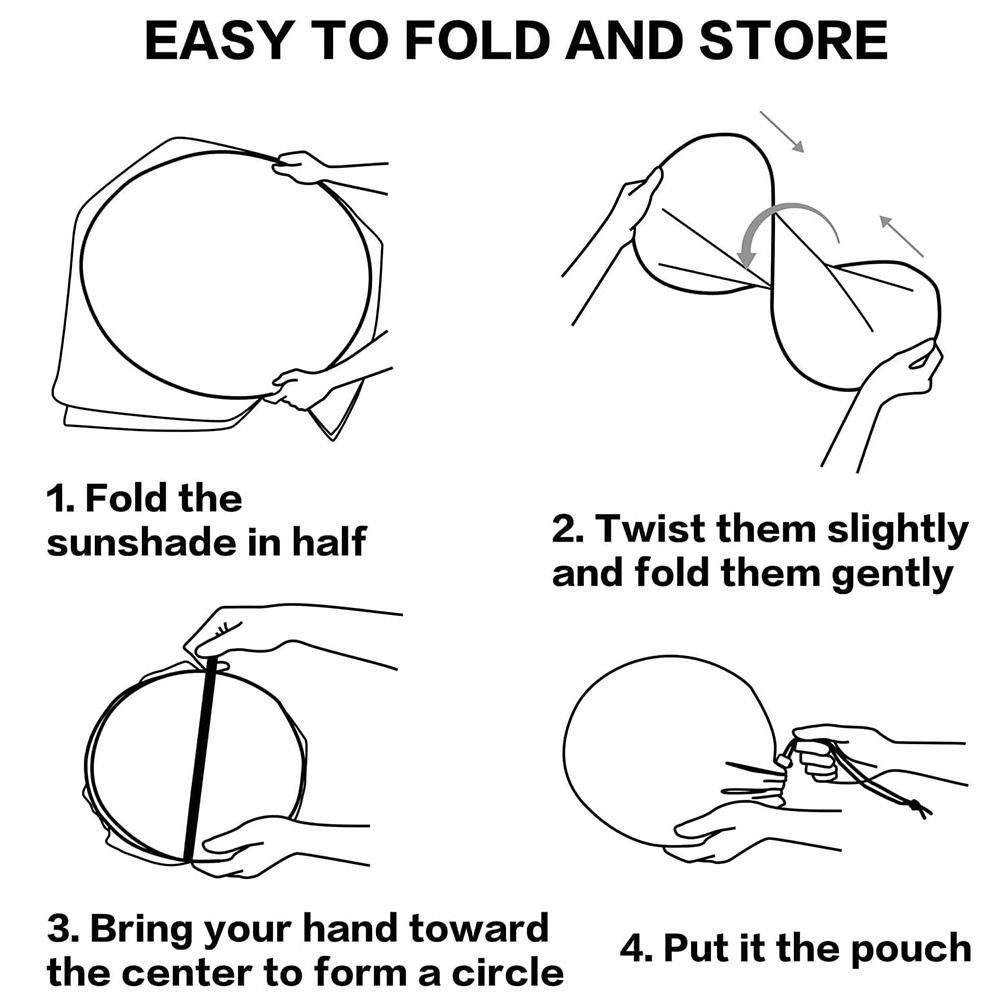 Skull Pattern Car Windshield Sun Shade Car Protection Car Front Window Cover  Summer