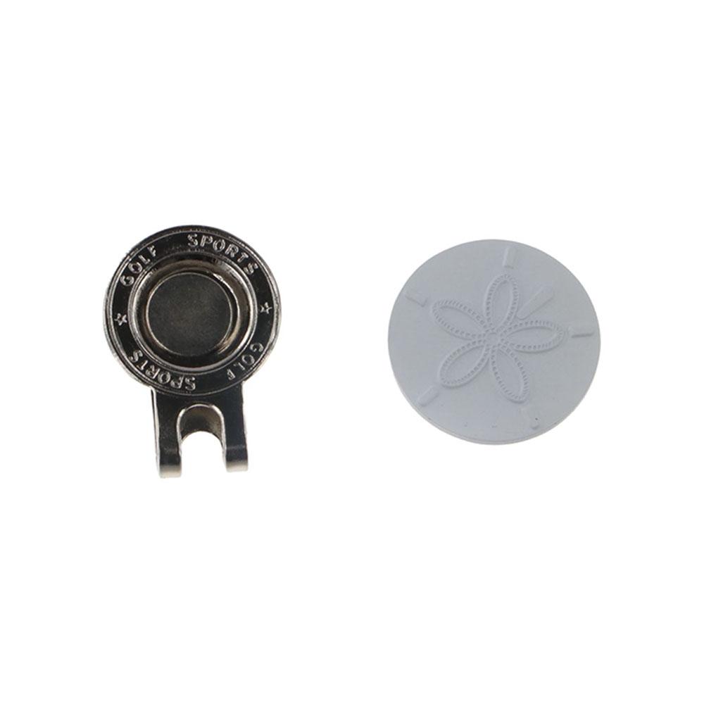 Metal Pink Pattern Accessories Golf Equipment Electroplated Gold Golf Cap Clip Golf Hat Clip Ball Coin Mark Golf Ball Marker