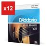 Acoustic Guitar Strings D'Addario EJ11 80/20 Bronze Light .012-.053