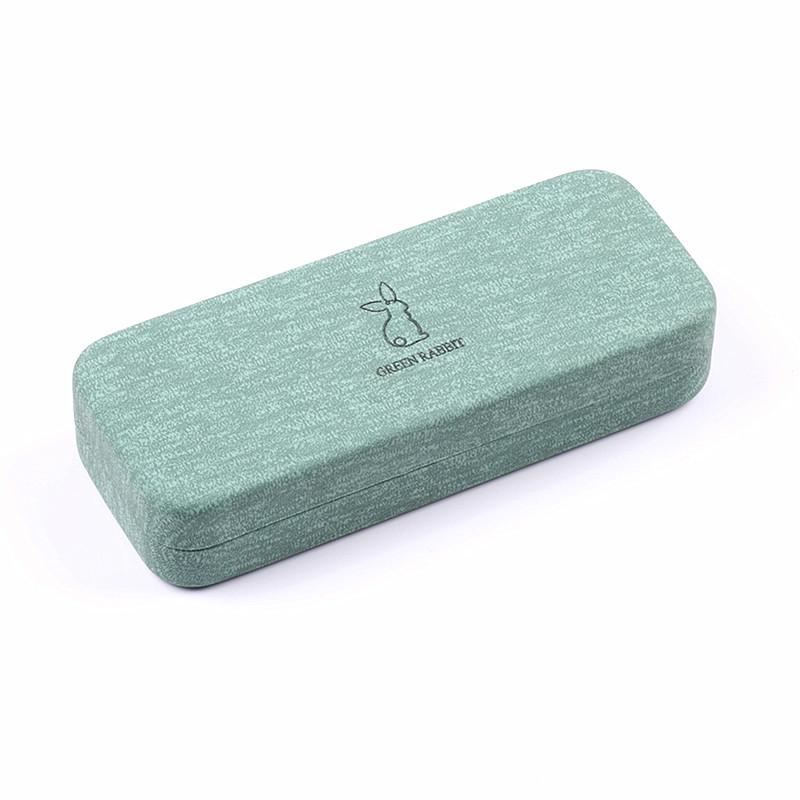 Square Tinplate Eyeglass Case for Nearsighted and Sunglasses, Optical and Crystal Design.