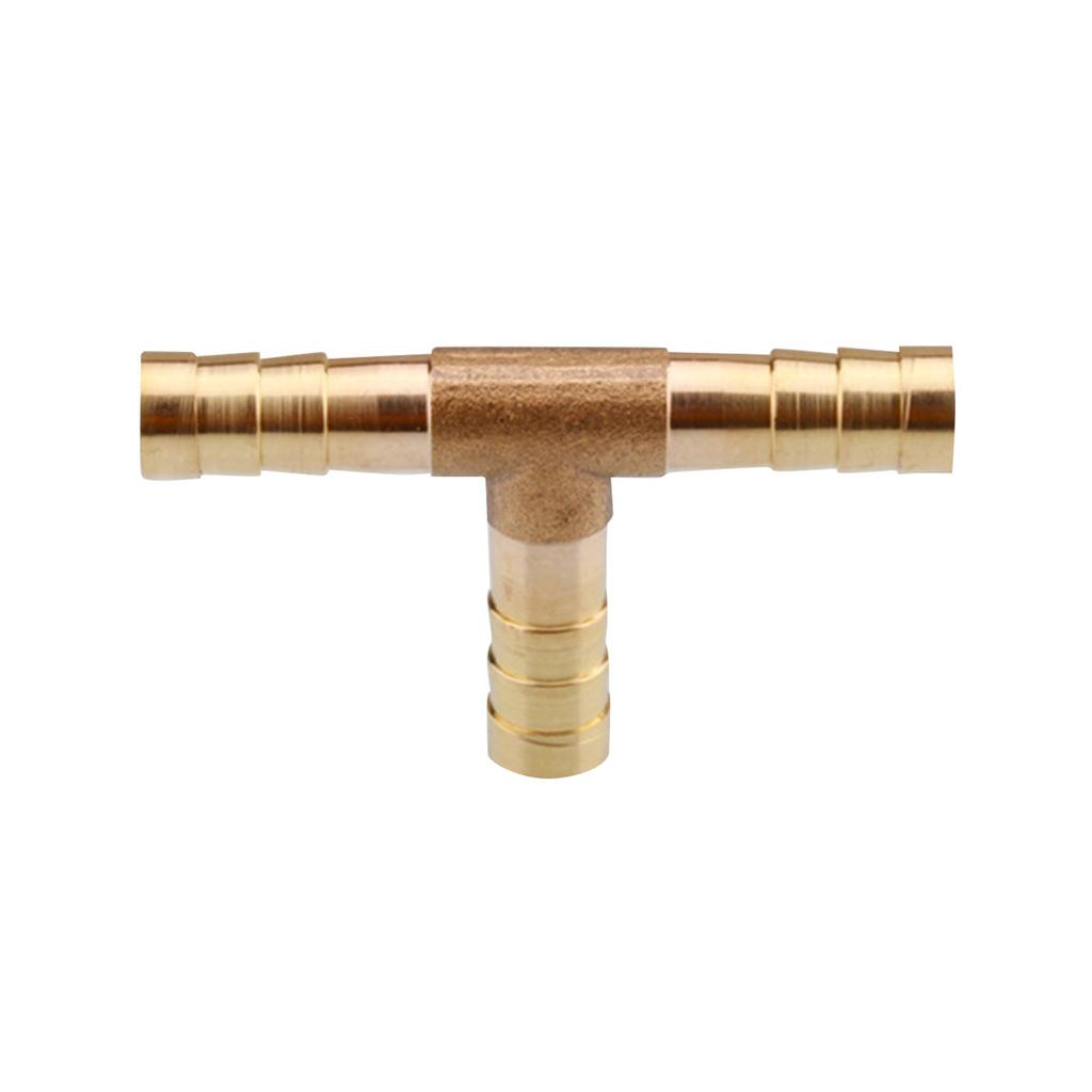 Copper Pagoda Joint Three-way Natural Gas Pipe Three-pronged Gas Nozzle Green Head T-shaped Plug
