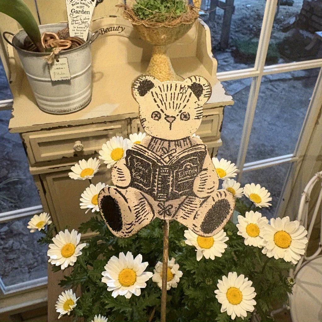 1Pc Outdoor Iron Old Animal Flower Vase, Used for Outdoor Garden Patio Background Wall Home Decoration Ornaments