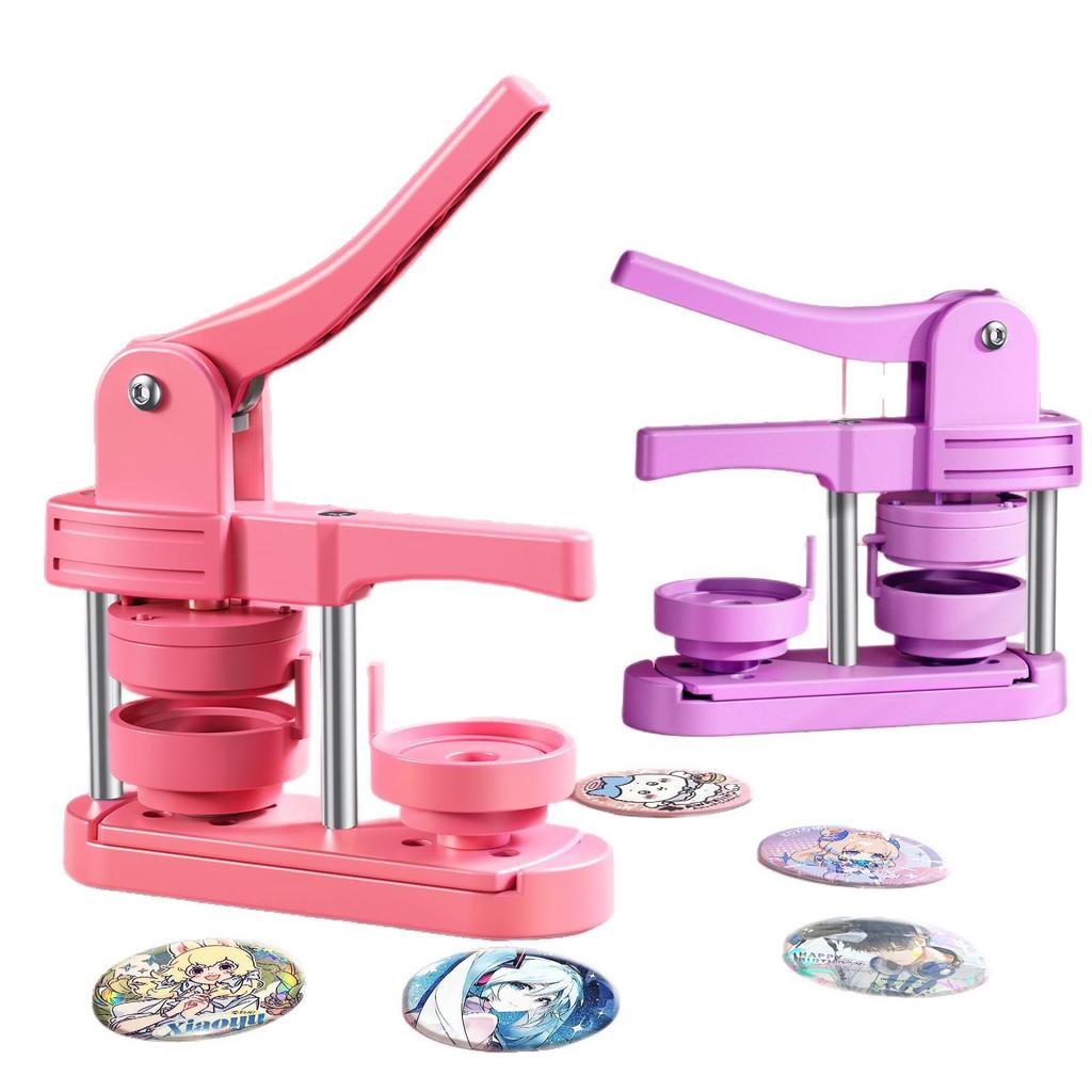 DIY Badge Making Machine - Perfect for Anime Merchandise, Handmade Pins, Children's Birthday Gifts, and Comic Exhibitions