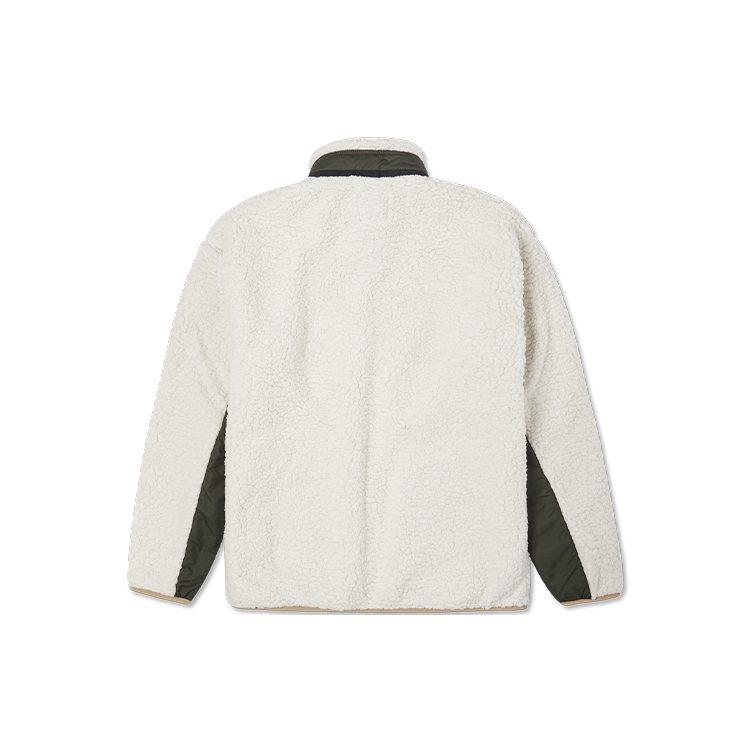 Converse Velvet Jackets Men's White Stand Collar Moderate 10021937-A05