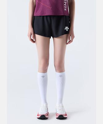 DESCENTE Running Delta Pro Shorts (Men'S 2.5 Inch / Women'S 2 Inch) Black (Sq323Rhp77) (B Type)