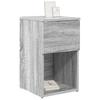 Bedside Cabinet Grey Sonoma 29 x 31.5 x 49 cm Engineered Wood