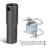 Waterproof Mount Adapter Poles Mount for Antenna Mast Poles Satellite Mast Adjustable Mount for V2 Pipe Adapter