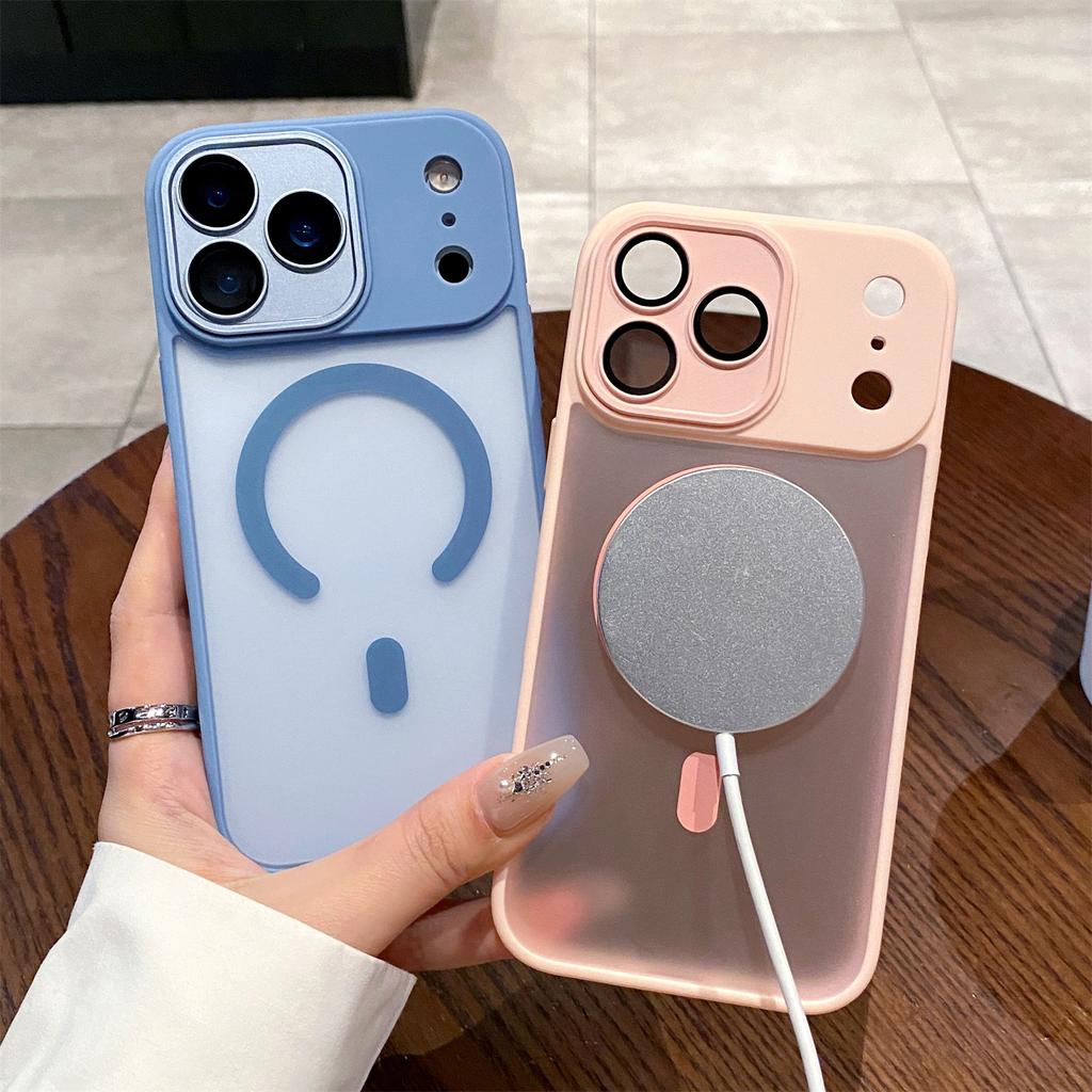 With Camera Protection Translucent Cover For iPhone 16 15 14 13 12 Pro Max Plus New iPhone 17 Pro Max Air Matte Case Compatible