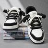 Panda shoes spades niche autumn and winter new high-end casual white sports breadboard shoes