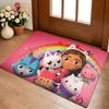 G-gabbys Dollhouse Floor Mat Cozy Flannel Soft Thick Non-Slip Mat For Living Room Bedroom Kitchen Decor Rugs