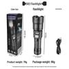 Pailide Digital Display Rechargeable LED Flashlight