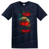 Fish T Shirt Colorful Piranhas Underwater Art Graphic Tee Gift Men Women