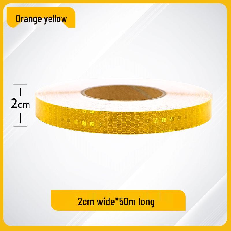 2cm Reflektierender Nachtwarnaufkleber für Autos, Motorräder, Fahrräder und Elektrofahrzeuge