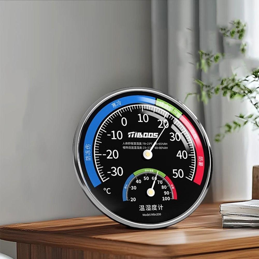 Wall Mount Humidity Temperature Meter Battery-Free Temperature Hygrometer Hygrothermograph  Home