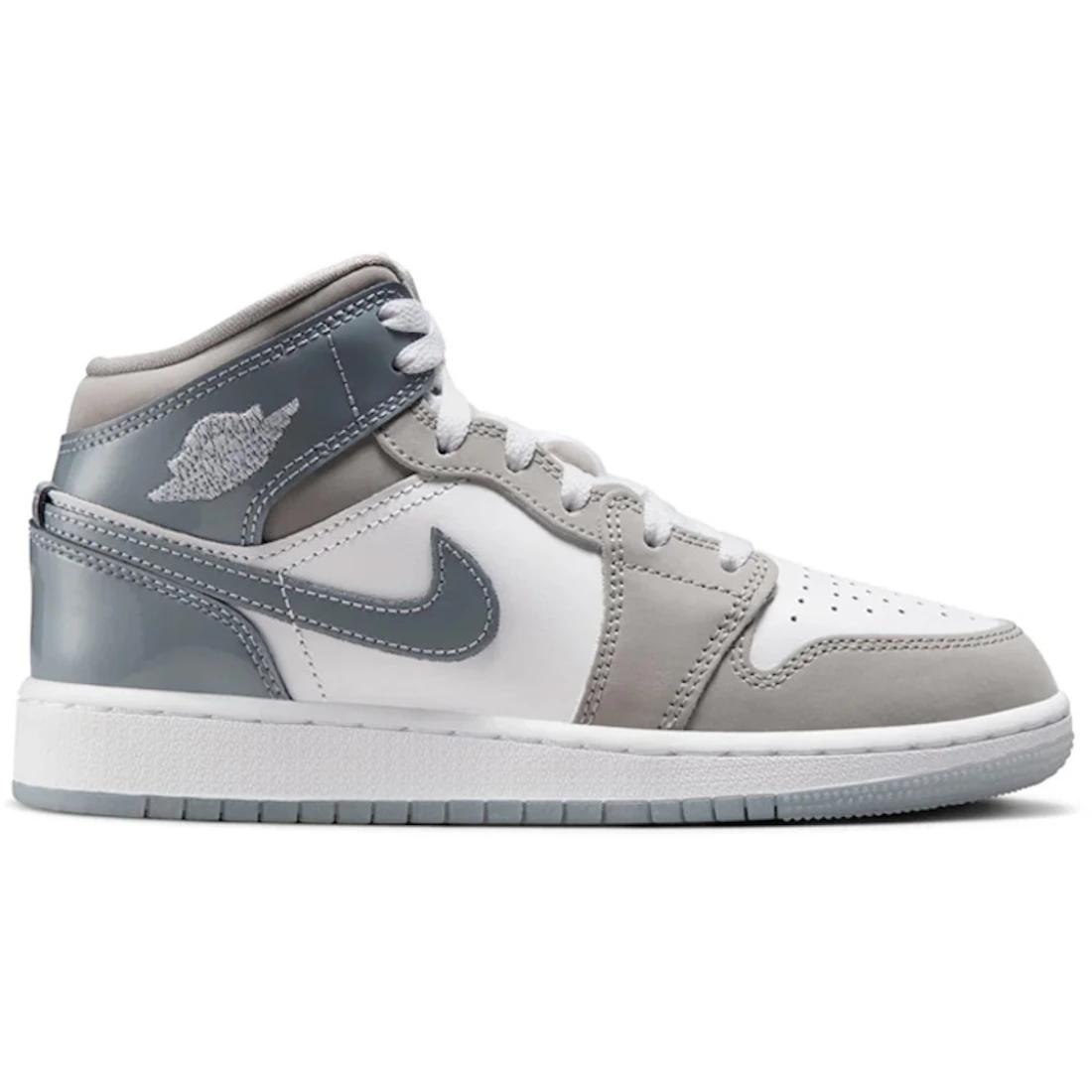 

Sneaker Jordan 1 Mid White Medium Cool Grey (GS)(HF3193-100) 36
